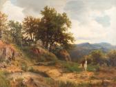 von der HELLEN Carl,Horseman in romantic landscape,1868,Hargesheimer Kunstauktionen 2019-09-14