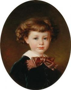VON DEUTSCH Rudolf Friedrich 1835,Portrait of a Boy,1880,Palais Dorotheum AT 2017-12-05