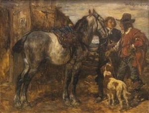 von DIEZ Wilhelm 1839-1907,Der Pferdehandel,Palais Dorotheum AT 2022-04-13