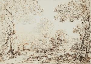 Von DILLIS Johann Georg 1759-1841,Landschaft bei Tivoli,Lempertz DE 2023-11-18