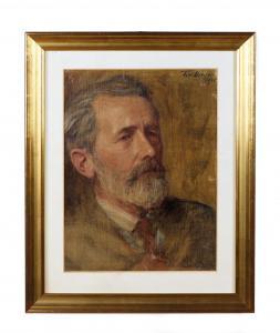 von DREGER Tom Richard 1868-1949,Portrait eines bärtigen Mannes wohl Arthur Schnit,Palais Dorotheum 2013-11-13