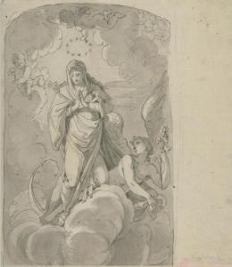 von FOLTZ Philip 1805-1877,Maria Immaculata. Entwurf für ein Altarblatt.,Karl & Faber DE 2007-05-24