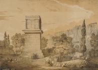 VON GARTNER Friedrich 1792-1847,Antike Gräber zu Syrakus,1819,Schuler CH 2011-06-14