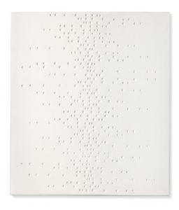 von GRAEVENITZ Gerhard,Weiße Struktur (Zufallsverteilung auf vertikaler A,1960,Christie's 2023-04-25