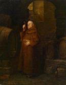 VON GRUTZNER Eduard 1846-1925,Monk at the Wine Tasting,Palais Dorotheum AT 2011-06-09