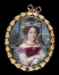 VON GUERARD Bernhard Ritter,Portrait de Marie - Isabelle d'Espagne (1789 - 184,Fraysse 2014-12-03