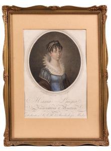 VON GUERARD Bernhard Ritter,Portraitbildnis der Maria Ludovica von Modena,1808,Hampel 2014-09-25