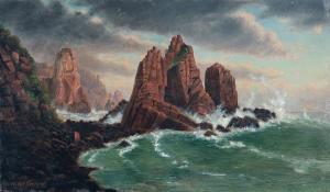 VON GUERARD Eugen Johann Joseph 1811-1901,THE PINNACLES CAPE WOOLAMAI,GFL Fine art AU 2022-11-29