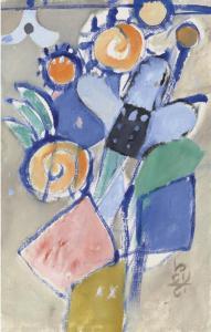 Von Gunten Roger 1933,Flores silvestres,1961,Christie's GB 2008-11-20