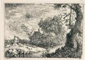 von HAGEDORN Christian Ludwig 1717-1780,Angler unter einem Baum.,1742,Karl & Faber DE 2007-11-30