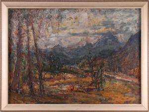 von HEIDER Hans 1867-1952,an Alpine landscape,Dawson's Auctioneers GB 2022-08-25