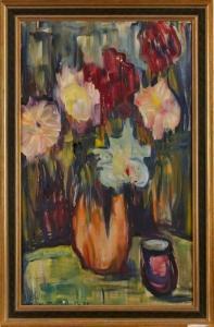 von HEIDER SCHWEINITZ Maria 1894-1974,Tischstillleben mit Blumenstrauß,Dobritz DE 2020-03-14