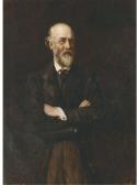 Von HERKOMER Hubert,Portrait of a gentleman, three-quarter-length, in ,1882,Christie's 2004-04-08