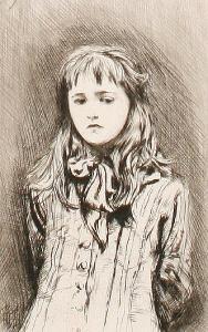 Von HERKOMER Hubert 1849-1914,Portrait of a girl,Bonhams GB 2010-06-15