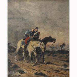 VON HOFSTEIN HUGO O 1865-1947,Illustration,1885,Ripley Auctions US 2013-05-02
