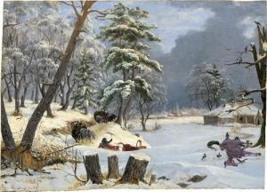 VON KüGELGEN Constantin,Kutschenfahrt in estländischer Winterlandschaft,Galerie Bassenge 2019-05-30