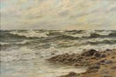 Von KALCKREUTH Patrick 1898-1970,Waves on the Beach,Stahl DE 2022-11-26