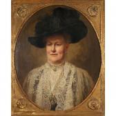 von KAMPTZ Fritz 1866-1938,Figura di donna con cappello,1912,Galleria Sarno IT 2020-10-21