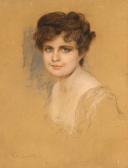 von KAULBACH Friedrich August 1850-1920,Porträt einer jungen Dame,Van Ham DE 2012-10-24
