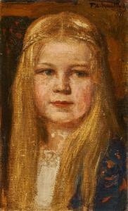 von KAULBACH Friedrich August 1850-1920,Portrait of the Artist's Daughter Hilde,Van Ham 2023-05-15
