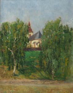 von KIRCHSBERG Ernestine 1857-1924,Chiesa nel sud della Stiria,Stadion IT 2021-07-12