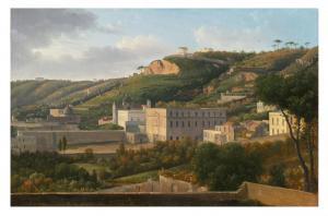von KLENZE Leo 1784-1864,Naples, a View of the Villa Lucia on the Vomero Hi,Sotheby's GB 2024-02-01