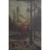 von KLEVER Julius Sergius 1850-1924,Wooded Landscape,Kodner Galleries US 2016-12-07