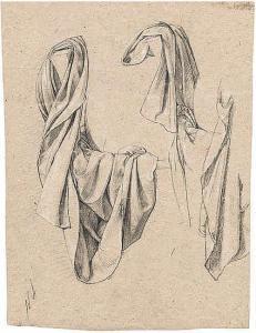 Von KLOEBER August 1793-1864,Fünf Draperiestudien,Galerie Bassenge DE 2015-05-29
