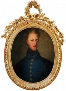 von KRAFFT David,Porträtt av Karl XII (1682‑1718), kung av Sverige,Uppsala Auction 2021-12-08