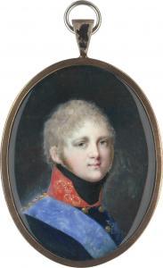 VON KUGELGEN Franz Gerhard,Portrait des Zaren Alexander I. von Russland,Galerie Bassenge 2023-11-30