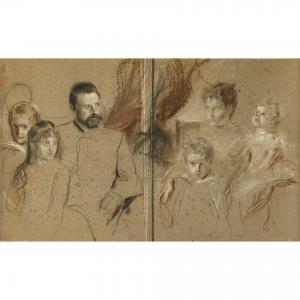 Von LENBACH Franz Seraph 1836-1904,Familienbildnis,Neumeister DE 2023-12-06