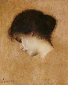 VON LENBACH Franz Seraph 1836-1904,Portrait of a lady in profile,1896,Lempertz DE 2025-05-17