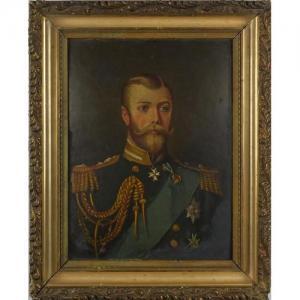 von LIPHART Ernest Friedrich 1847-1934,Head and shoulders portrait of Tsar Nicholas II E,Eastbourne 2018-01-11
