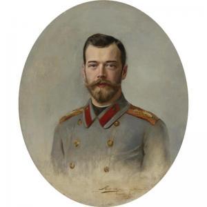 von LIPHART Ernest Friedrich 1847-1934,PORTRAIT OF TSAR NICHOLAS II,1897,Sotheby's GB 2008-04-15