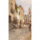 von LITTROW Leo 1860-1914,italian street scene,Sotheby's GB 2004-07-14