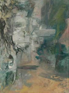von LUCKNER Heinrich, Graf 1891-1970,Ruine im Gebirge,1965,Galerie Bassenge DE 2020-11-26
