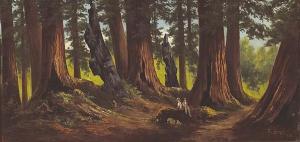 von LUERZER Frederick 1858-1917,Figures in the redwoods,1905,Bonhams GB 2010-11-22