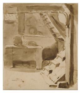 von MARON Anton 1733-1808,The Interior of a Cottage,Sotheby's GB 2021-10-22