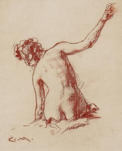 VON MARR Carl 1858-1936,Study of a Nude from Behind,Van Ham DE 2015-11-13