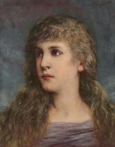 von MAX Gabriel Cornelius 1840-1915,Young Woman,Van Ham DE 2023-11-17