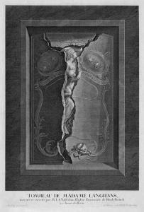 VON MECHEL / Christian Chretien,Tombeau de Madame Langhans,1786,Galerie Bassenge 2020-06-03