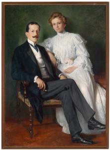 VON MORO Johanna,Hans von Rainer zu Harbach  and his wife Malwine,Palais Dorotheum 2014-09-08
