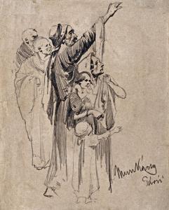 VON MUNKACSY Mihaly 1844-1909,Christ in front of Pilate,Nagyhazi galeria HU 2018-05-28