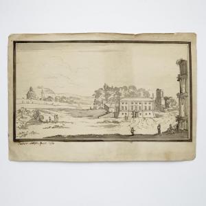von numers Fredrik Adolf 1745-1792,Italienskt landskap,Stockholms Auktionsverket SE 2017-06-06