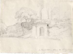 VON OLIVIER Friedrich 1791-1859,Im Kapuzinerkloster von Albano,1819,Galerie Bassenge DE 2025-05-30