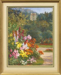 von PAUSINGER Helene Paula 1871-1956,Weg im Park von Schloss Hellbrunn,Schloss DE 2021-09-04