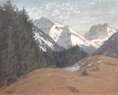VON PLANCKNER Lonny 1863-1925,Obensdorf. Snow on the mountains,John Nicholson GB 2009-05-20