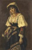 VON PLOTHO Baronesse 1800-1800,Junge Italienerin,1887,DAWO Auktionen DE 2013-02-27