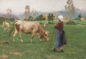 von POOSCH Max 1872-1968,Grazing the cattle,Christie's GB 2004-04-08