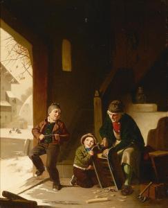von RAMBERG Arthur Georg 1819-1875,The sled maker,Bonhams GB 2018-11-12